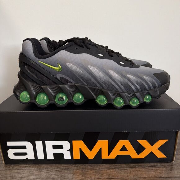Size 9.5 - Nike Air Max DN8 Black/Volt-LT Smoke Grey-Black Shoes FQ7860-003